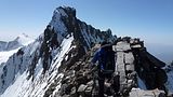 bergang vom Piz Bianco auf den Piz Bernina